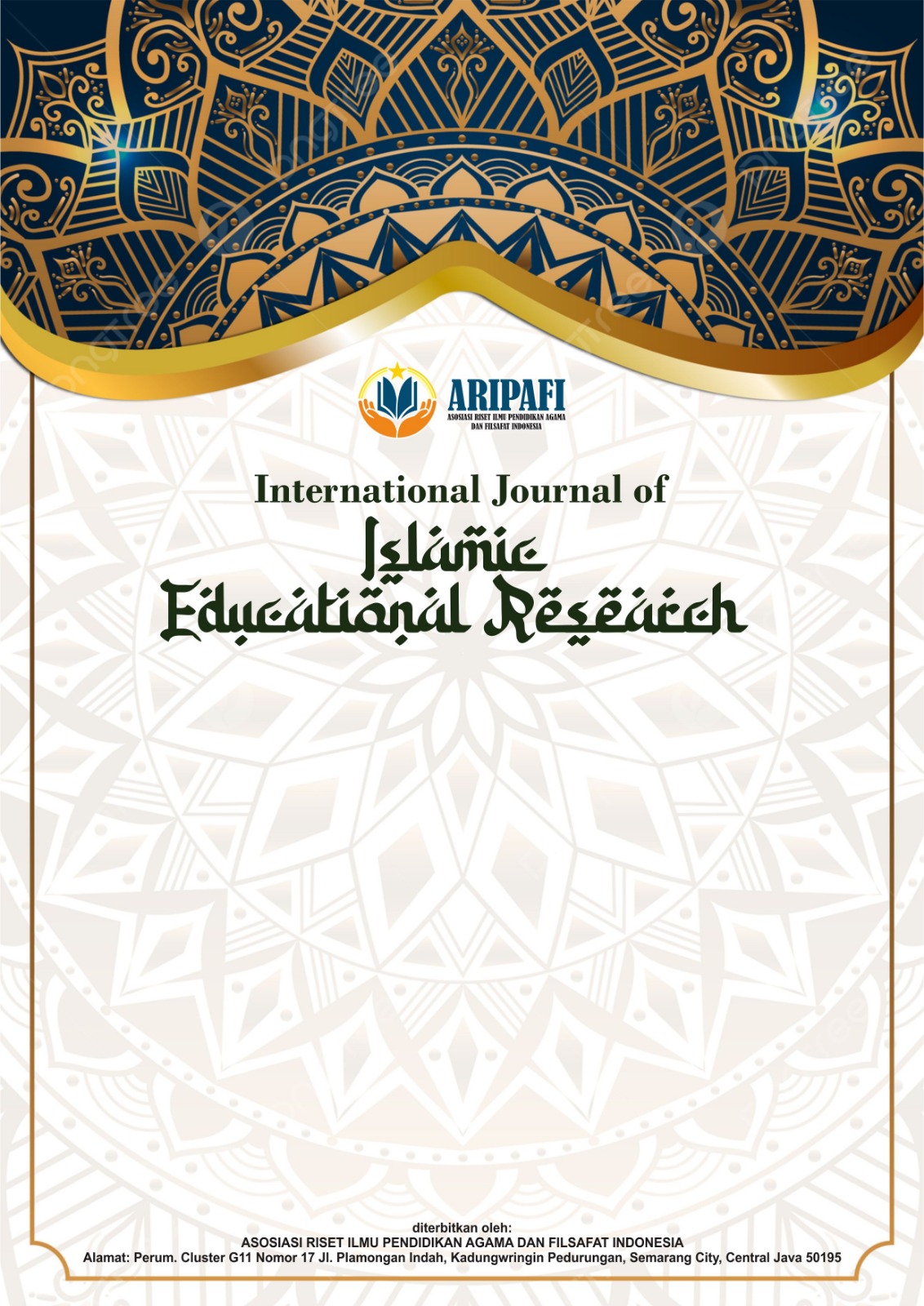 Vol. 1 No. 1 (2024): January : International Journal of Islamic ...